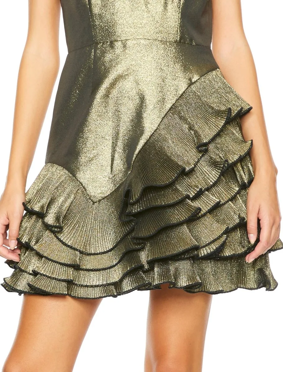 GOLDA RUFFLE MINI DRESS
