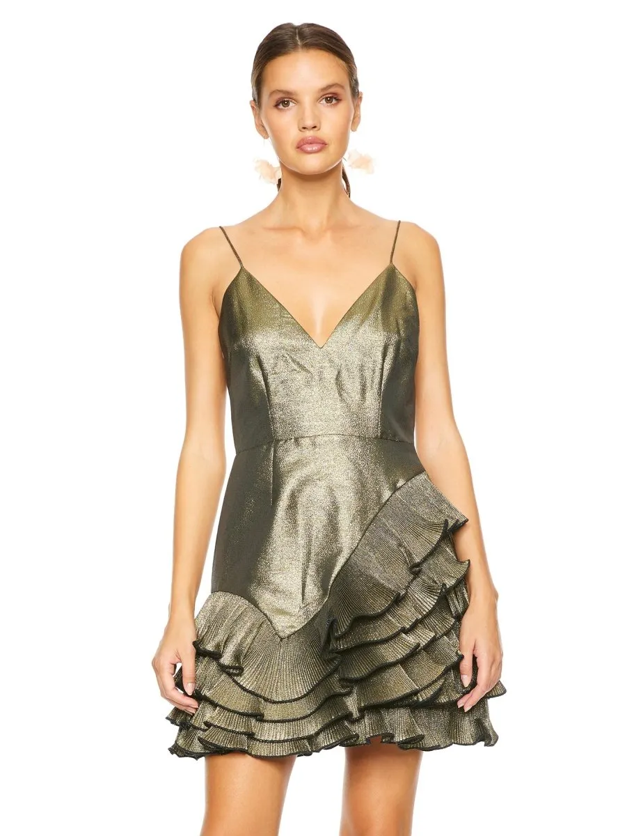 GOLDA RUFFLE MINI DRESS