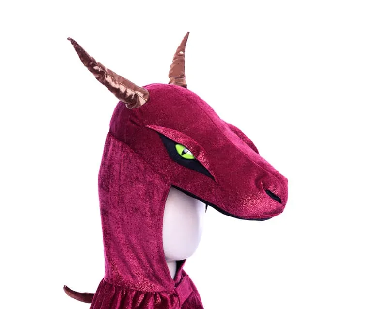 Great Pretenders - Burgundy and Copper Starry Night Dragon Cape 5-6