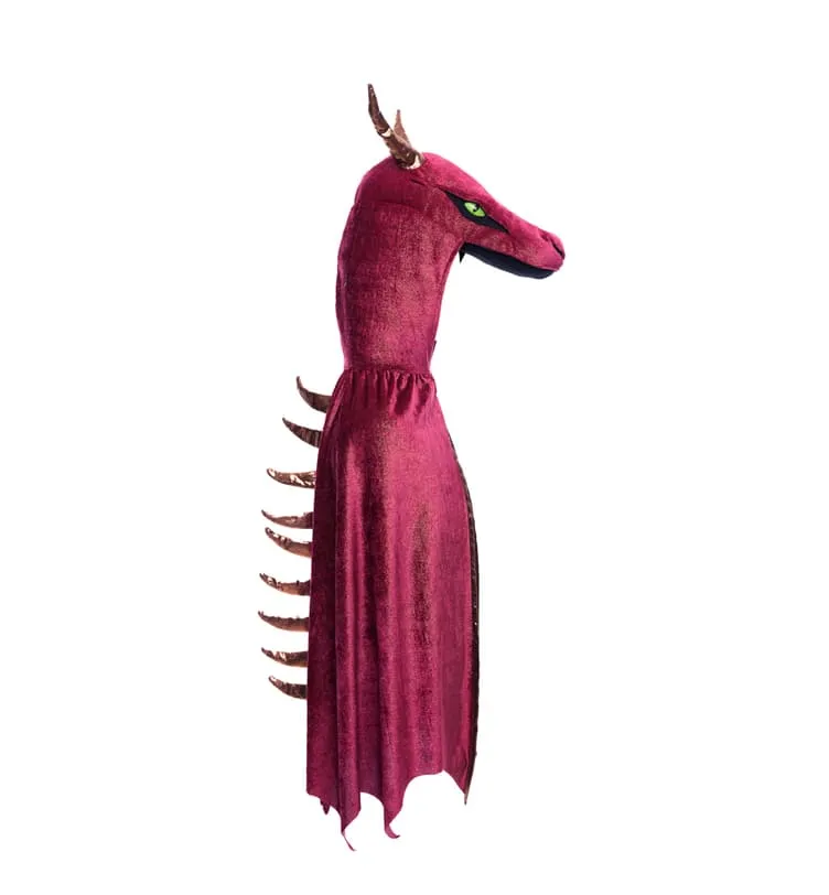 Great Pretenders - Burgundy and Copper Starry Night Dragon Cape 5-6