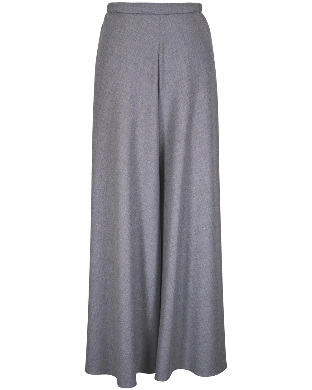 Grey Cashmere Challis Chute Pant