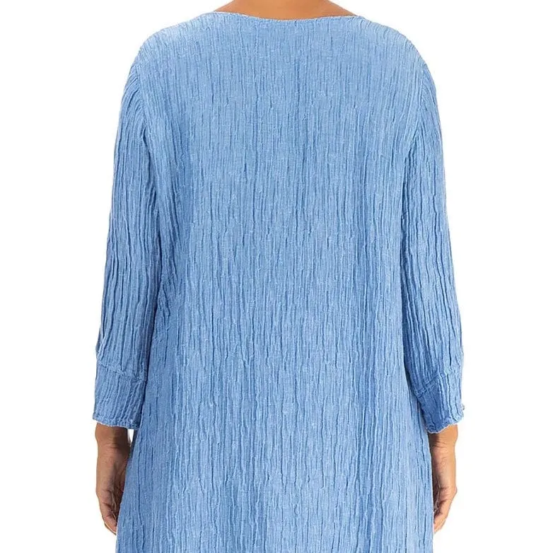 Grizas Crinkle Asymmetric Crinkle Blue