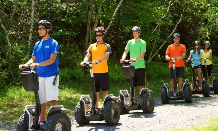 Guided off-road segway tour