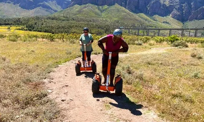 Guided off-road segway tour