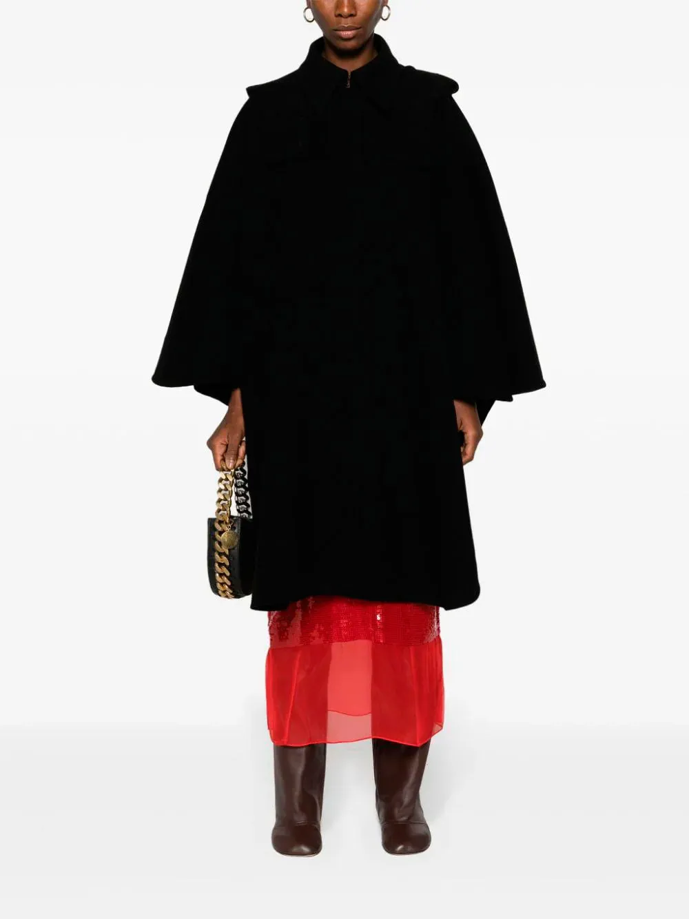 Hooded cape