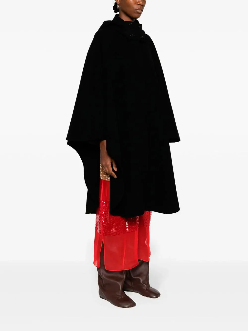 Hooded cape