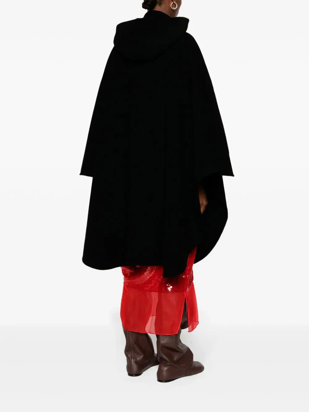 Hooded cape