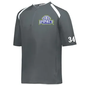 Impact - Clubhouse Pullover Cage Jacket - Graphite/White (229581/229681)