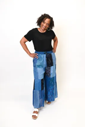 Indigo Dreams Tiered Pants