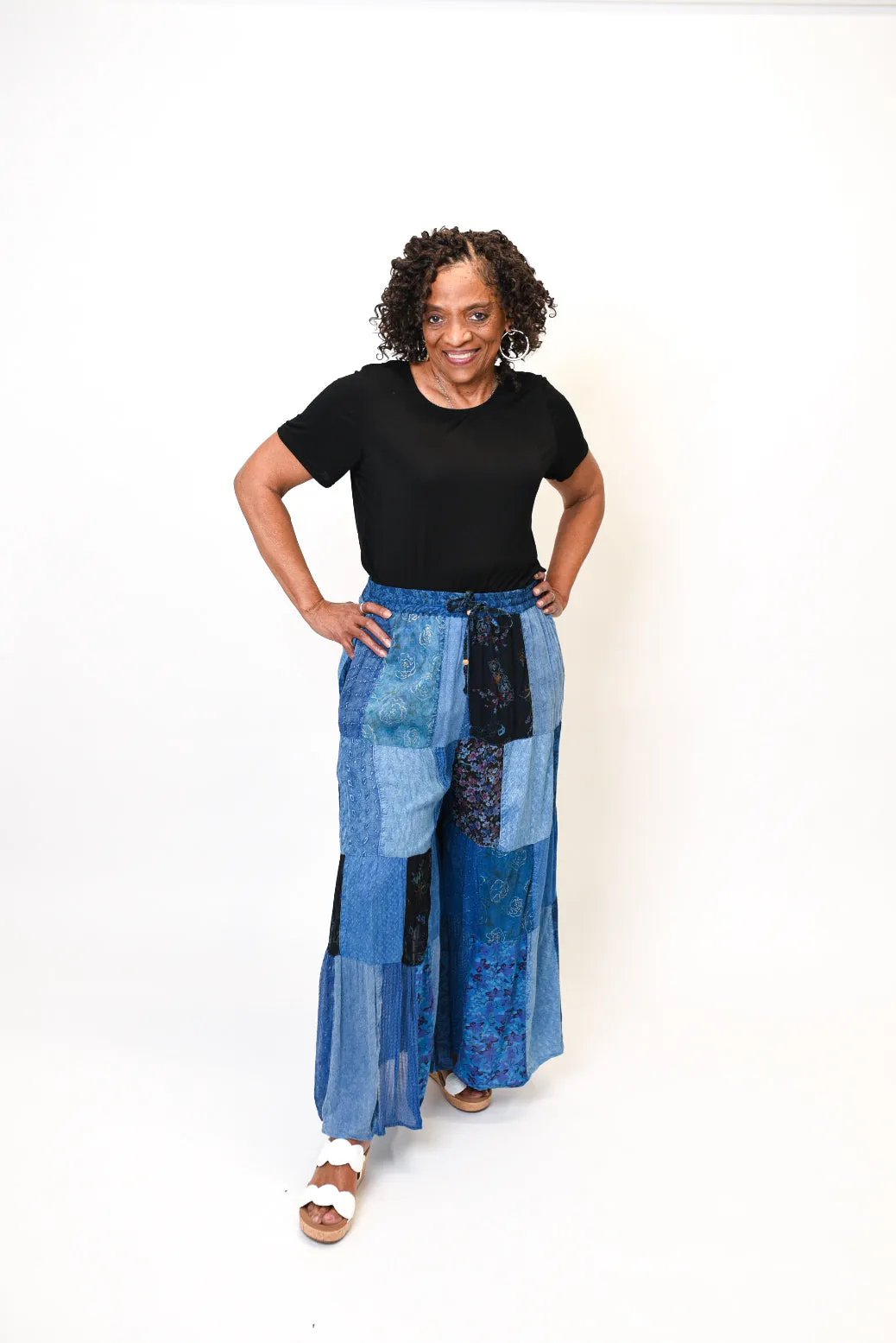 Indigo Dreams Tiered Pants