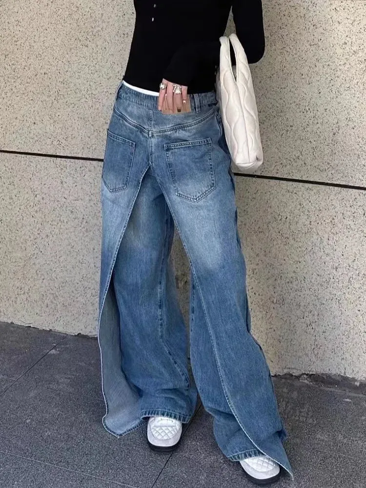 Into The Endless Blue Loose Jeans