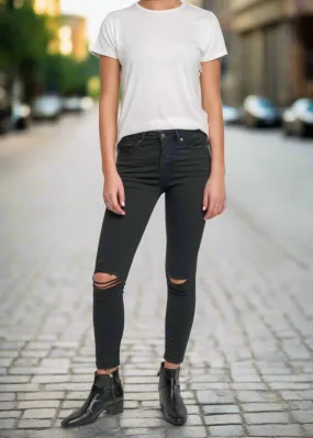 ISBISTER ONYX DISTRESSED SKINNY JEANS