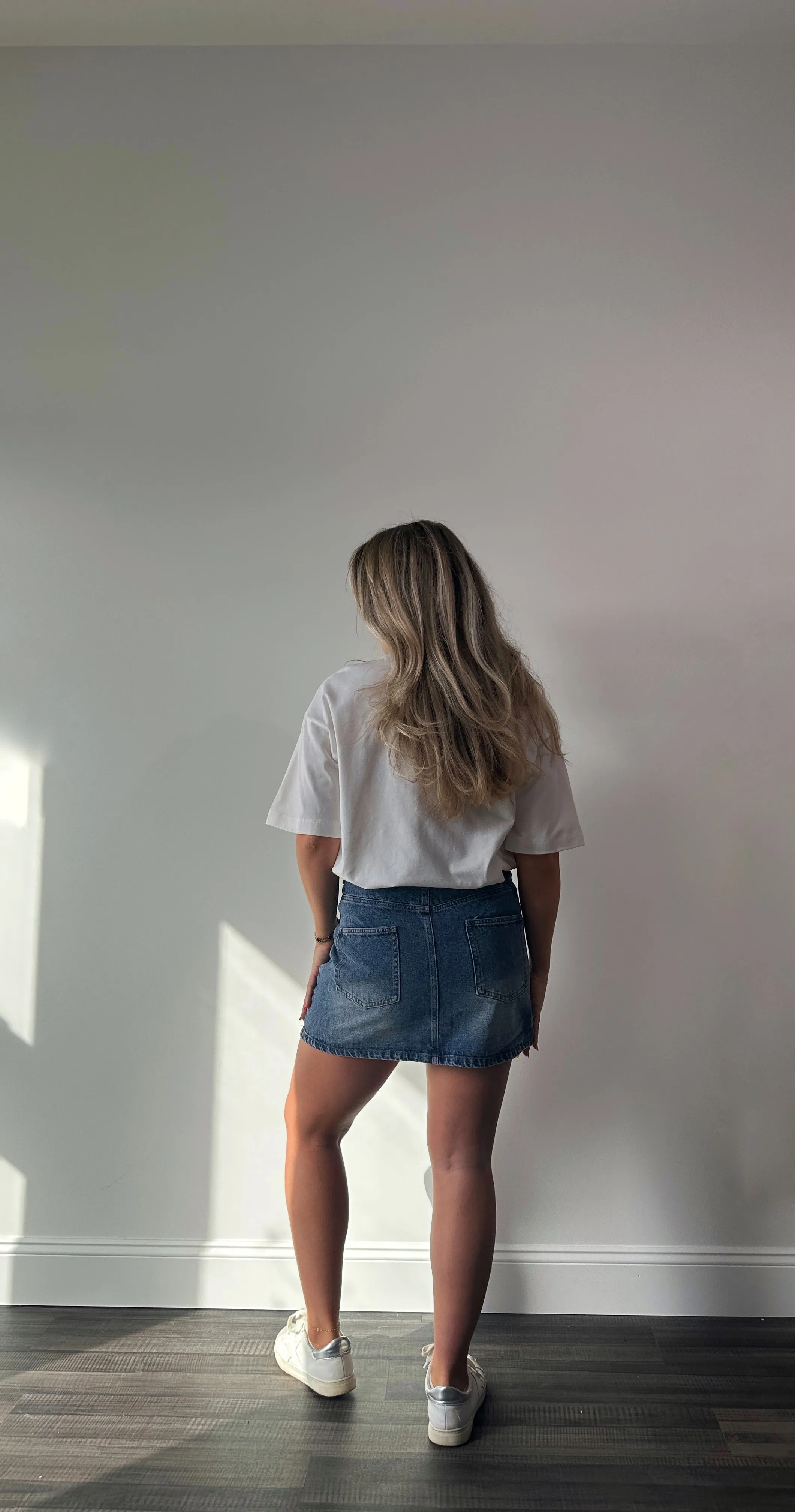 It Girl Denim Mini Skirt
