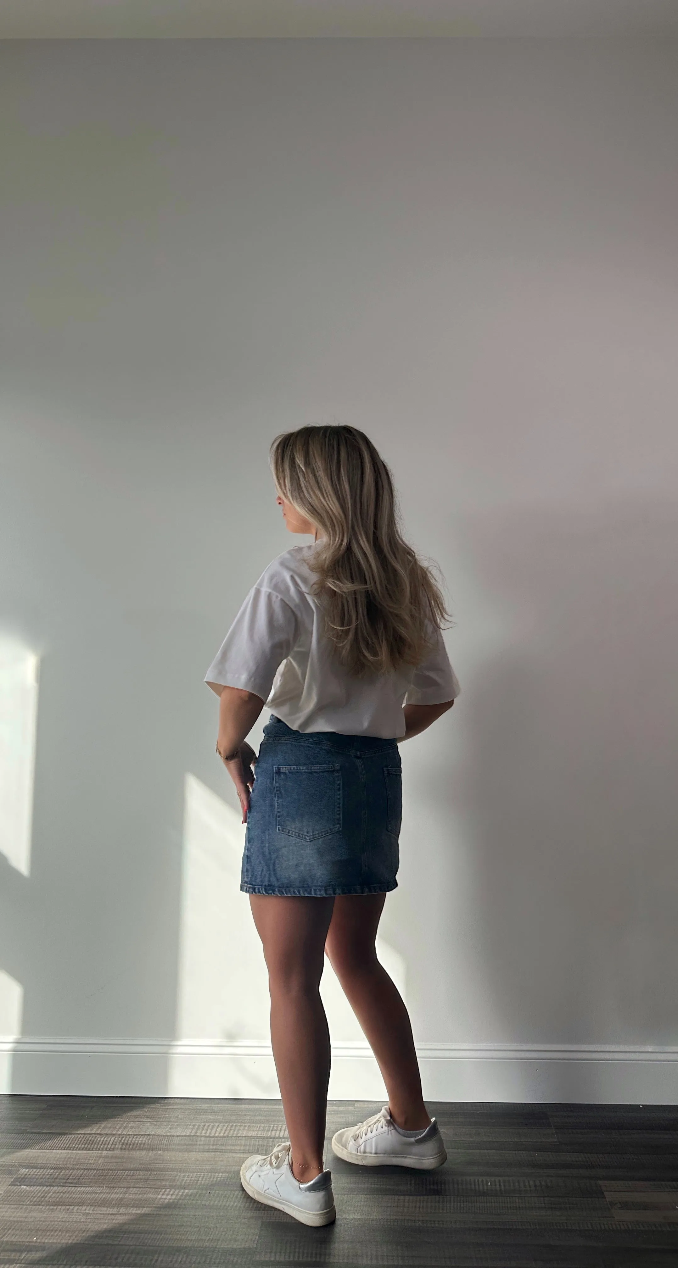 It Girl Denim Mini Skirt