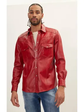 James Lambskin Shirt