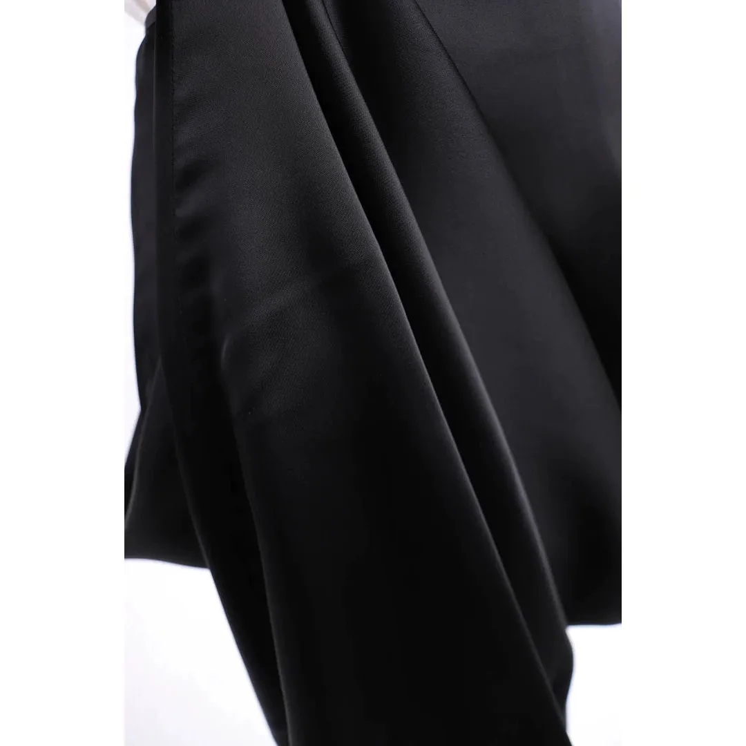 JEAN PAUL GAULTIER 1990's Long Black Skirt |  Extra Small