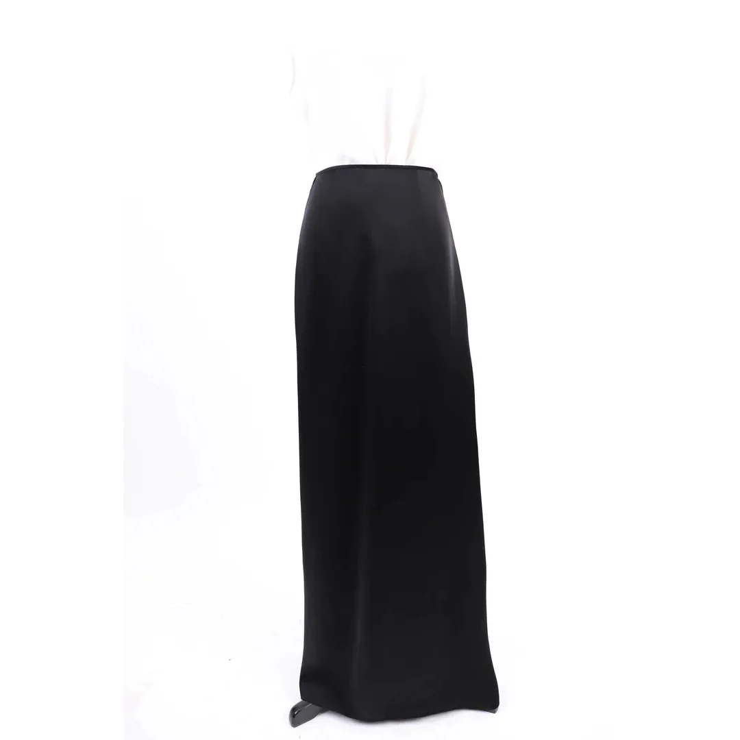JEAN PAUL GAULTIER 1990's Long Black Skirt |  Extra Small