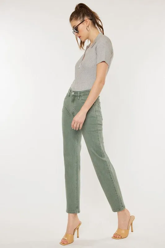Jeans - "KanCan"  90's Olive Straight