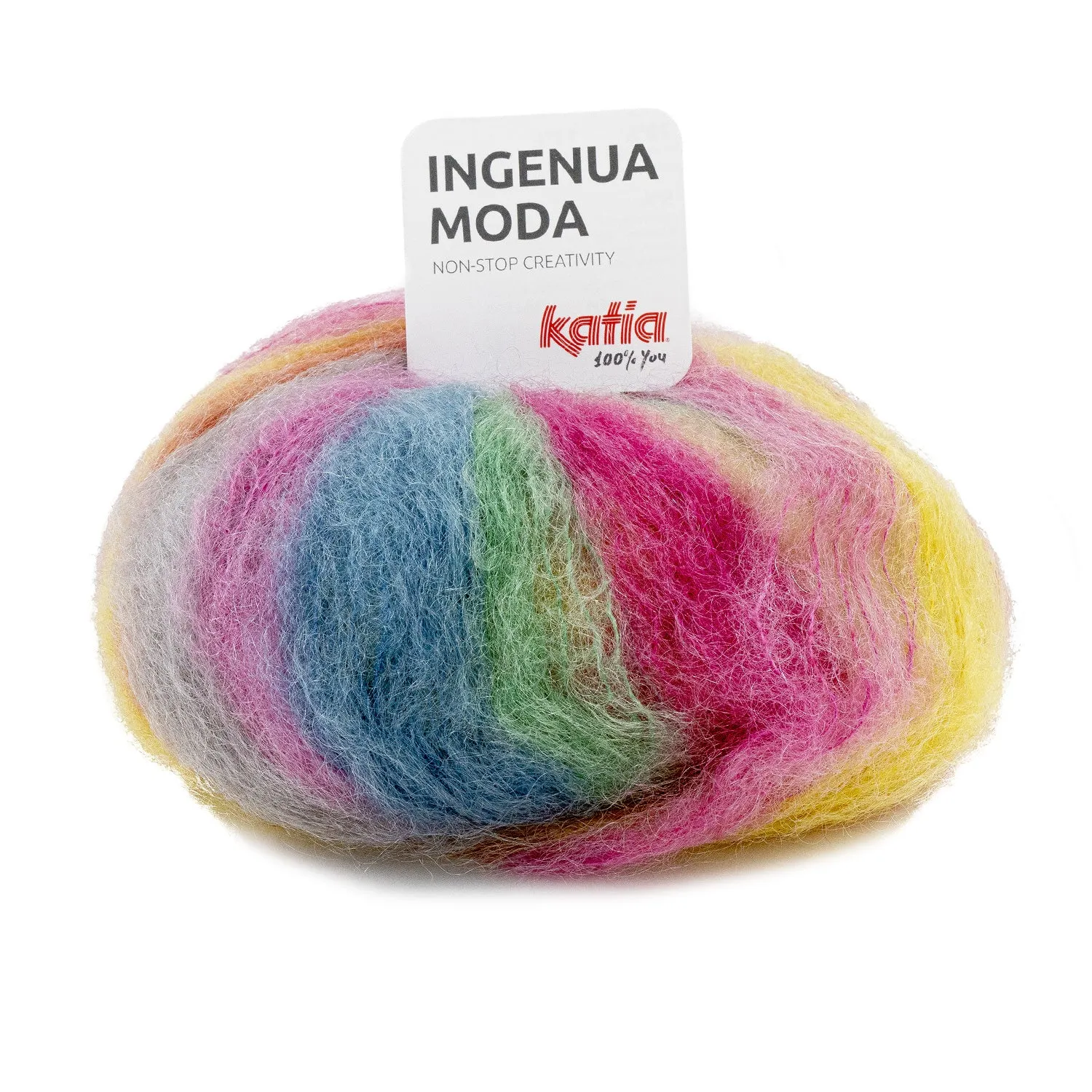 Jetzt wird's bunt mit einem Strickpullover aus INGENUA MODA Wolle von KATIA