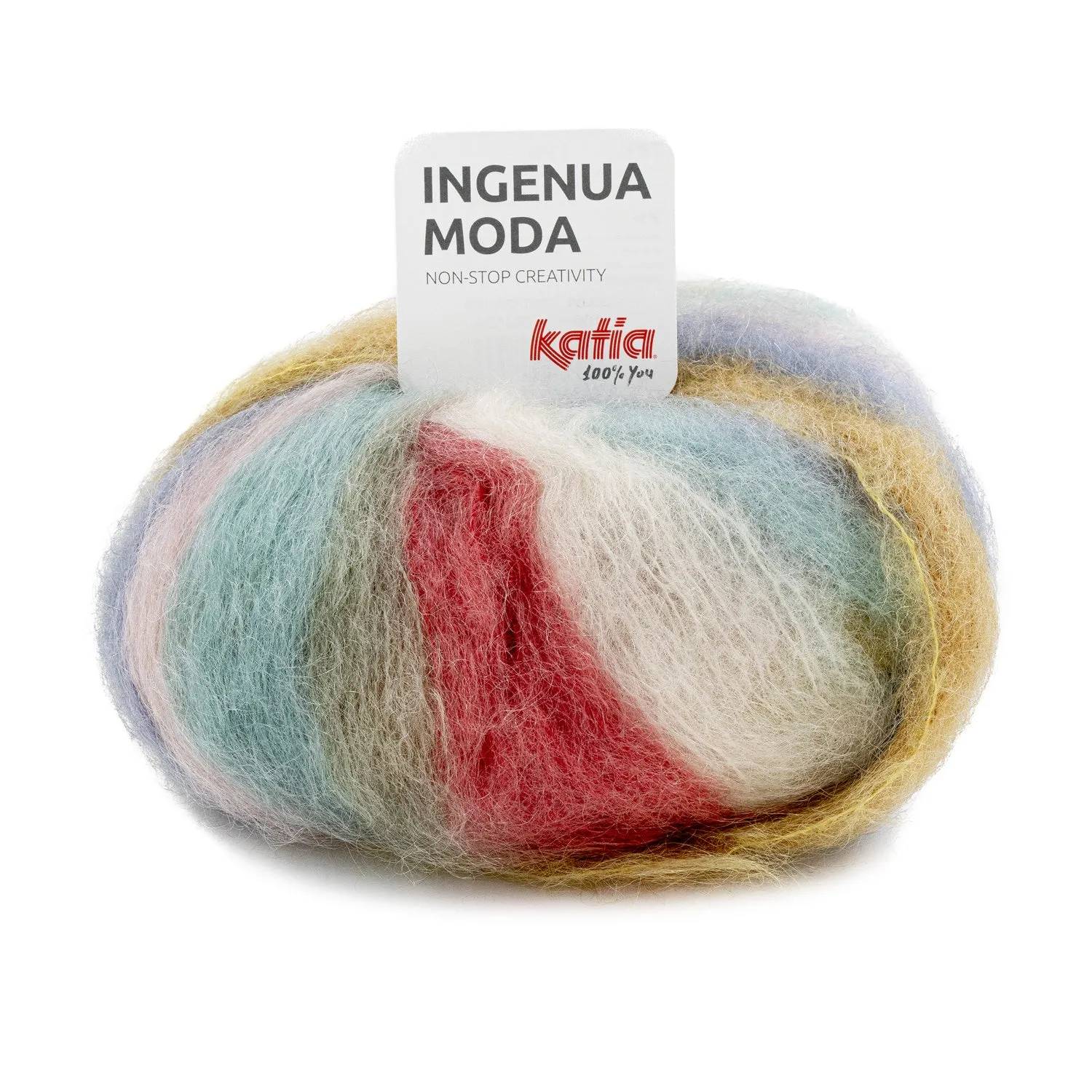 Jetzt wird's bunt mit einem Strickpullover aus INGENUA MODA Wolle von KATIA