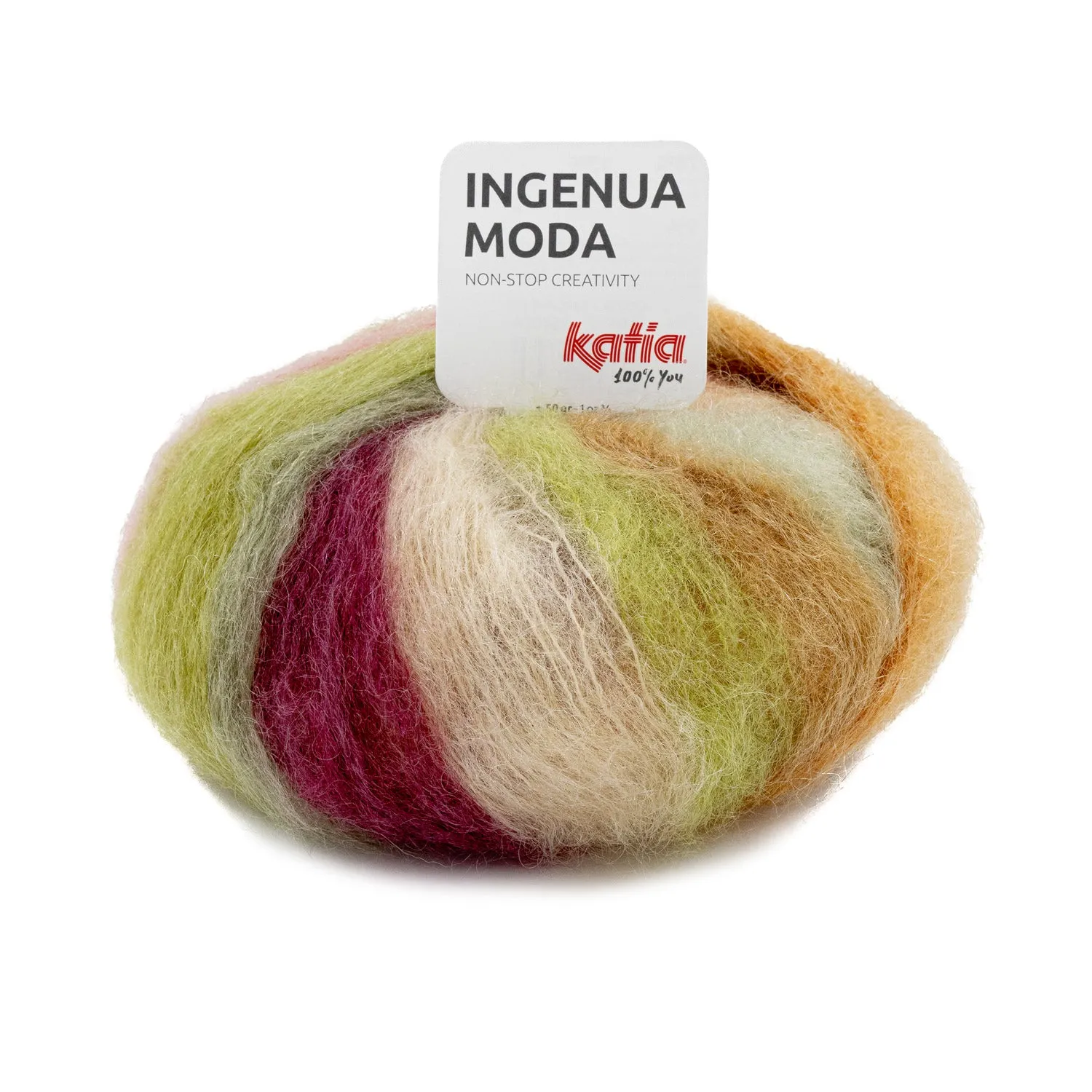 Jetzt wird's bunt mit einem Strickpullover aus INGENUA MODA Wolle von KATIA