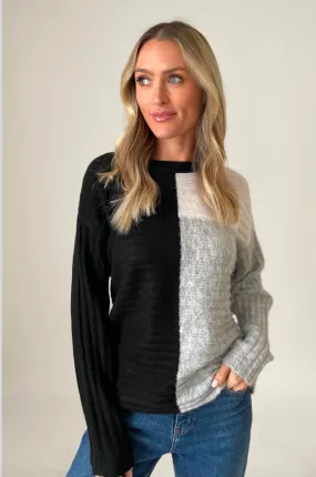 Joanna Color Block Sweater