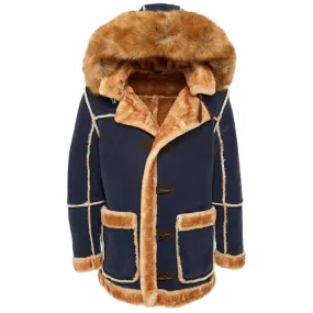 Jordan Craig Denali Shearling Jacket (Navy)