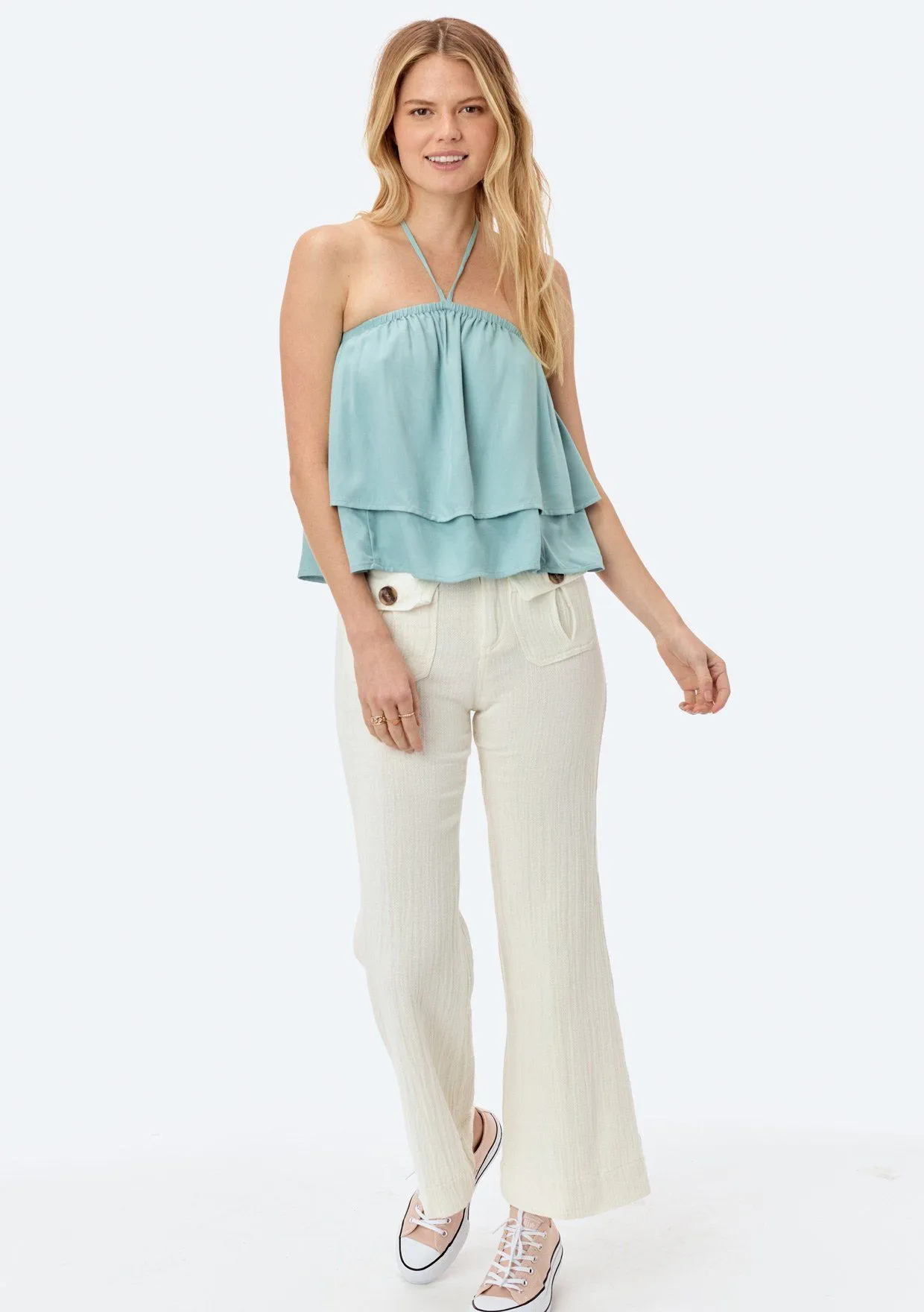 Jordana Double Layer Halter Top