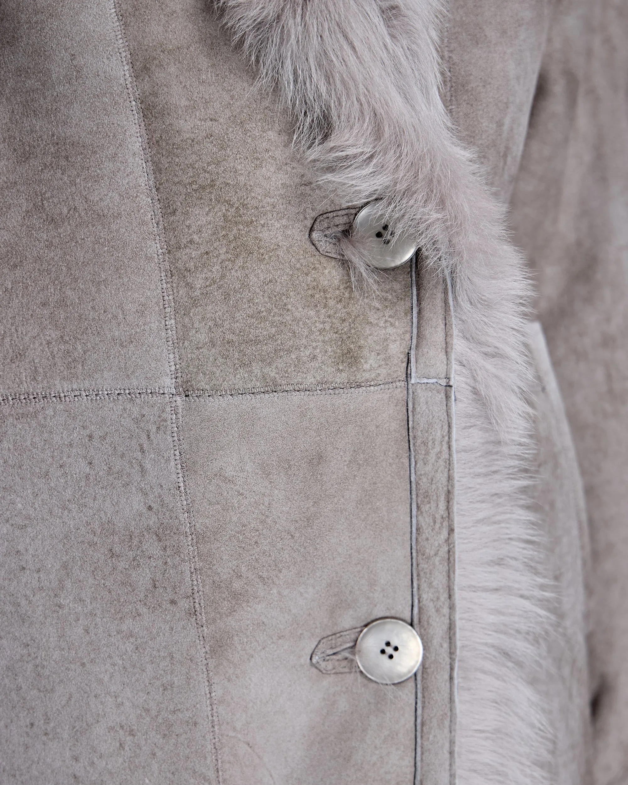 Julia & Stella by Maximilian Reversible Shearling Jacket