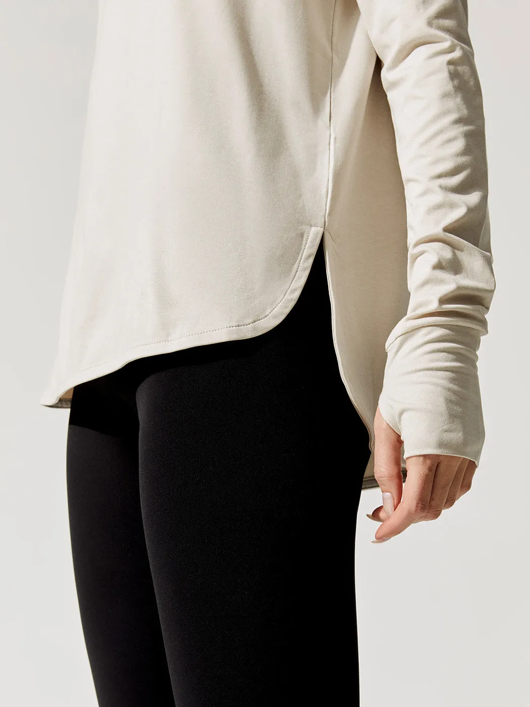 Kearney Long Sleeve Top - Blush Marl