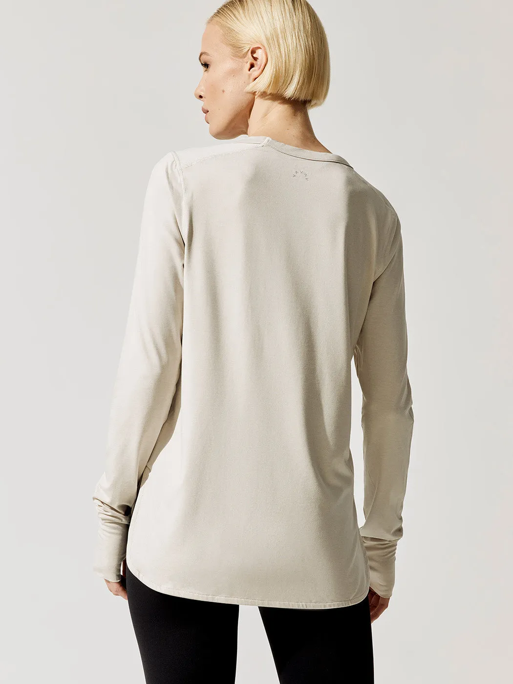 Kearney Long Sleeve Top - Blush Marl