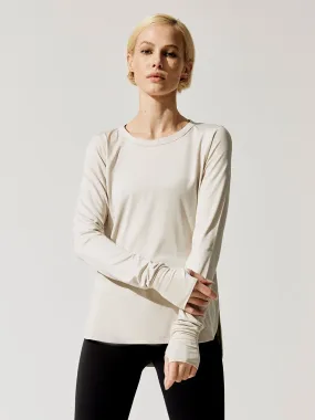 Kearney Long Sleeve Top - Blush Marl