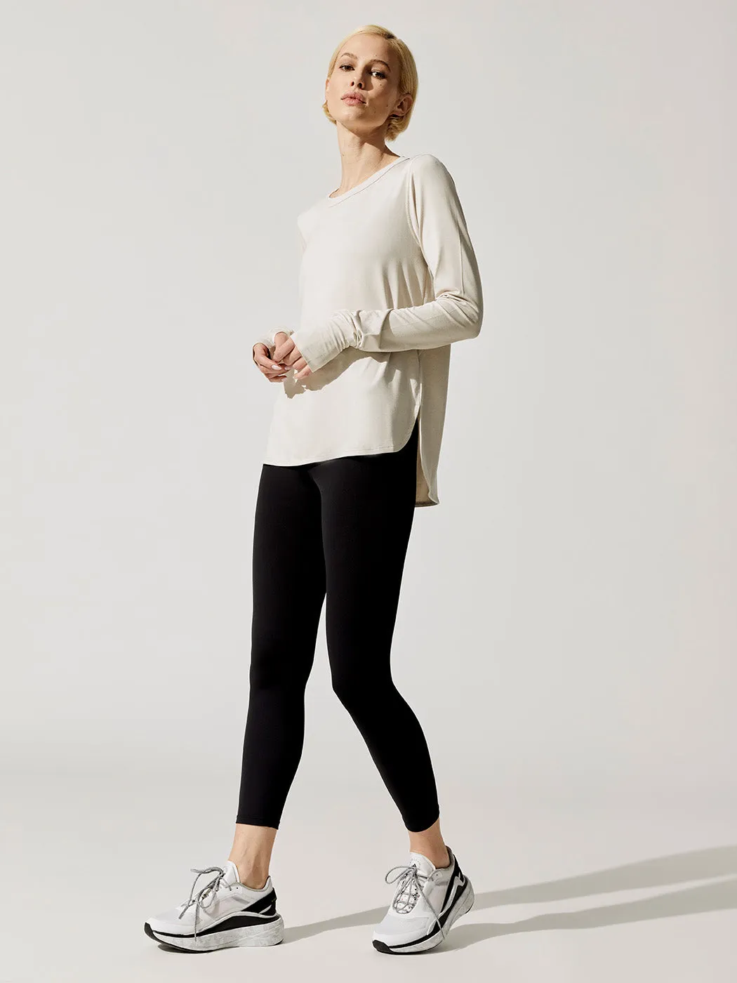 Kearney Long Sleeve Top - Blush Marl
