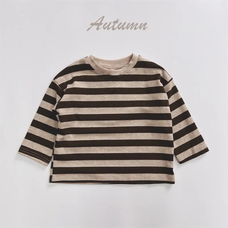 Kid Loose Striped Base Layer T-Shirt