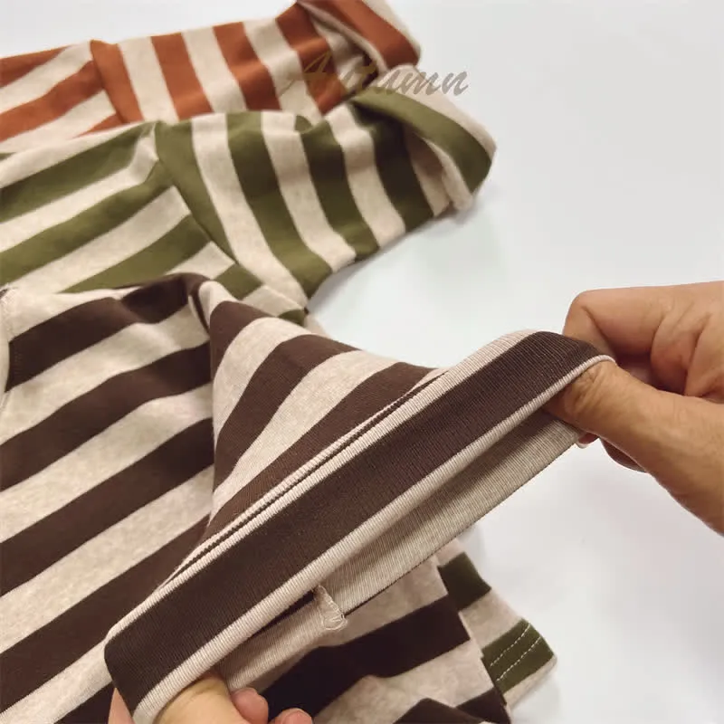 Kid Loose Striped Base Layer T-Shirt