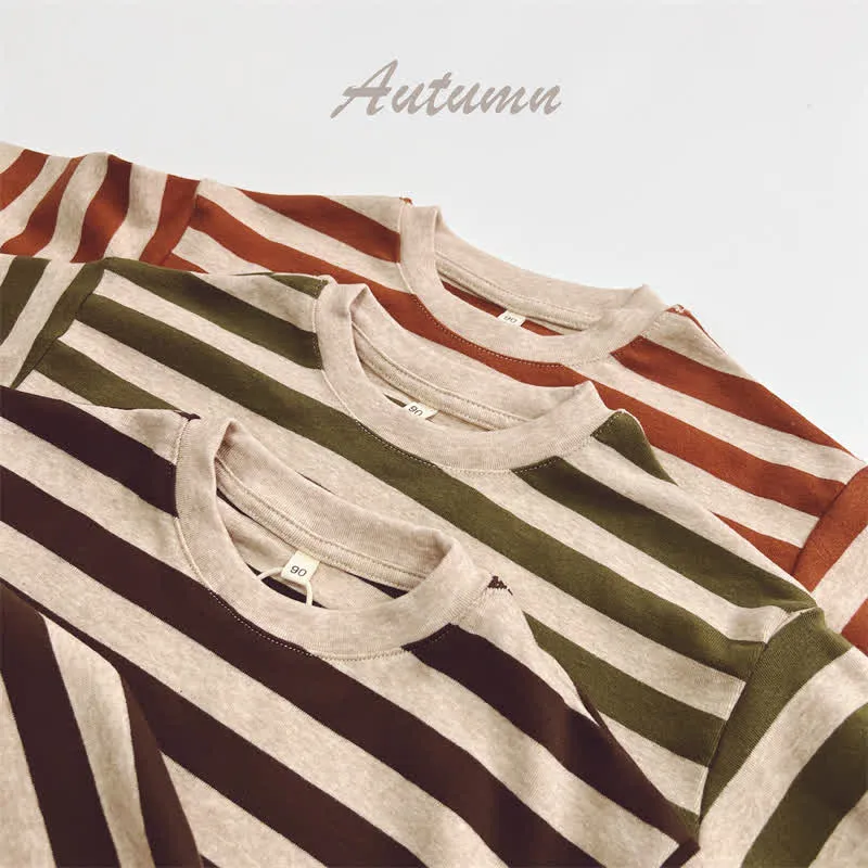 Kid Loose Striped Base Layer T-Shirt