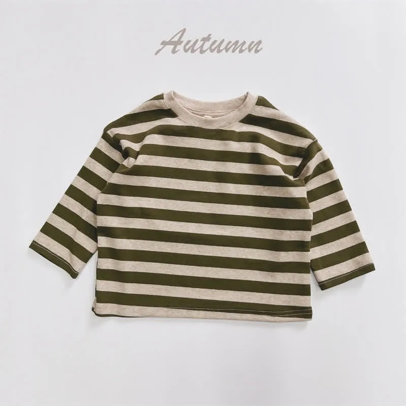Kid Loose Striped Base Layer T-Shirt