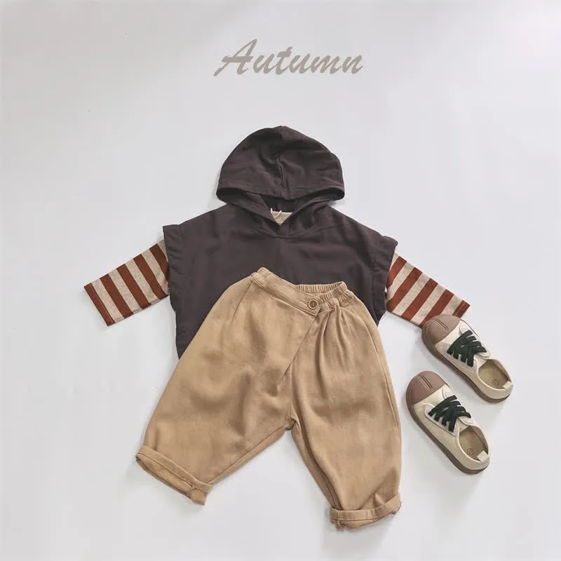 Kid Loose Striped Base Layer T-Shirt