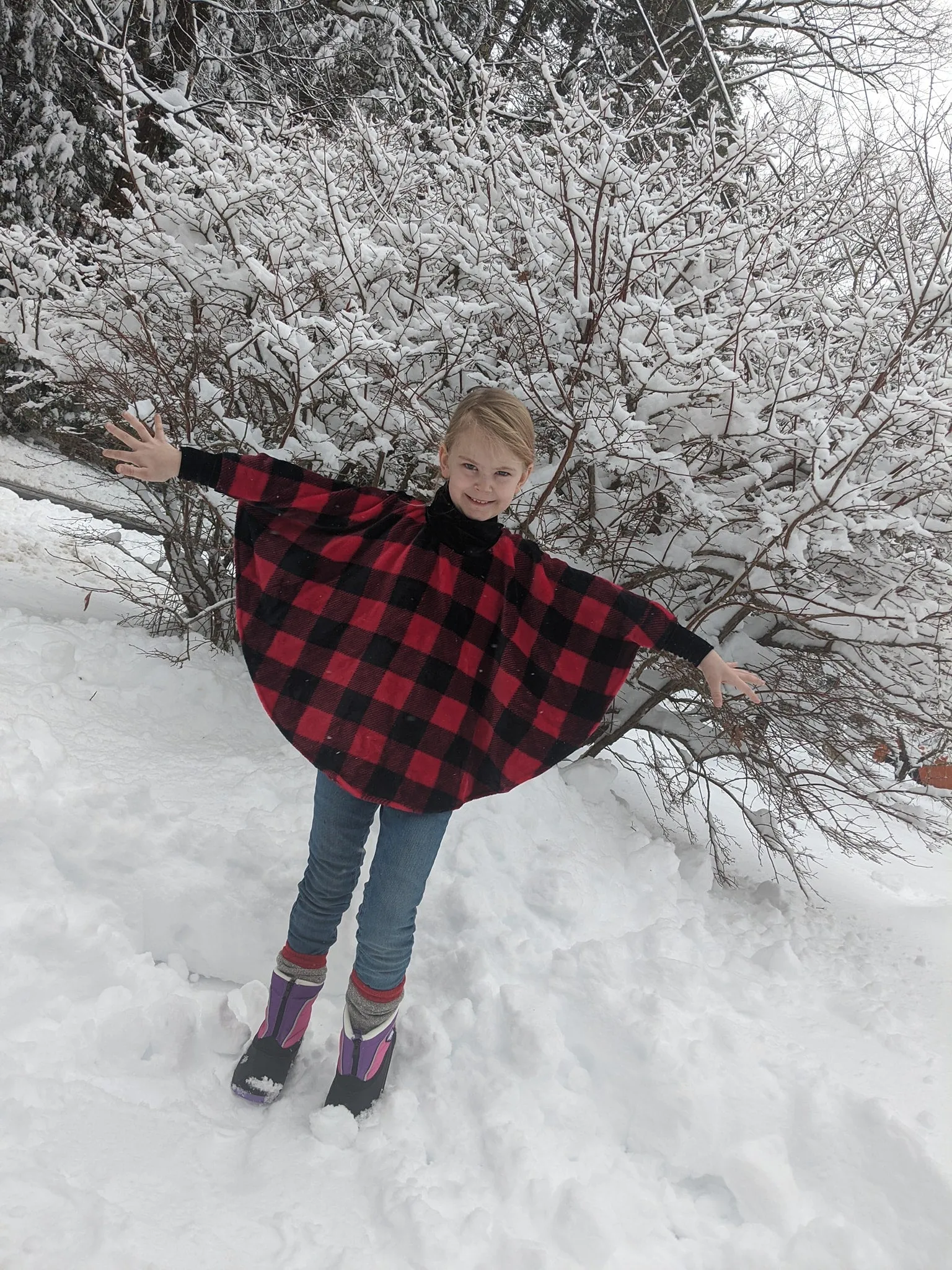 Kids North Pole Poncho
