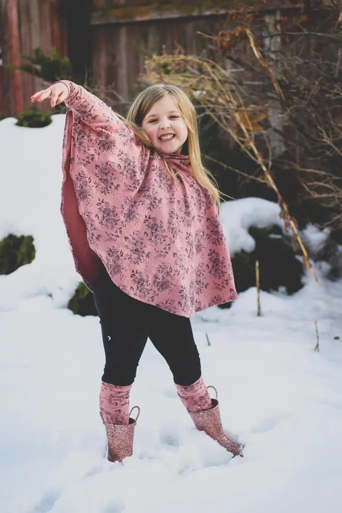 Kids North Pole Poncho