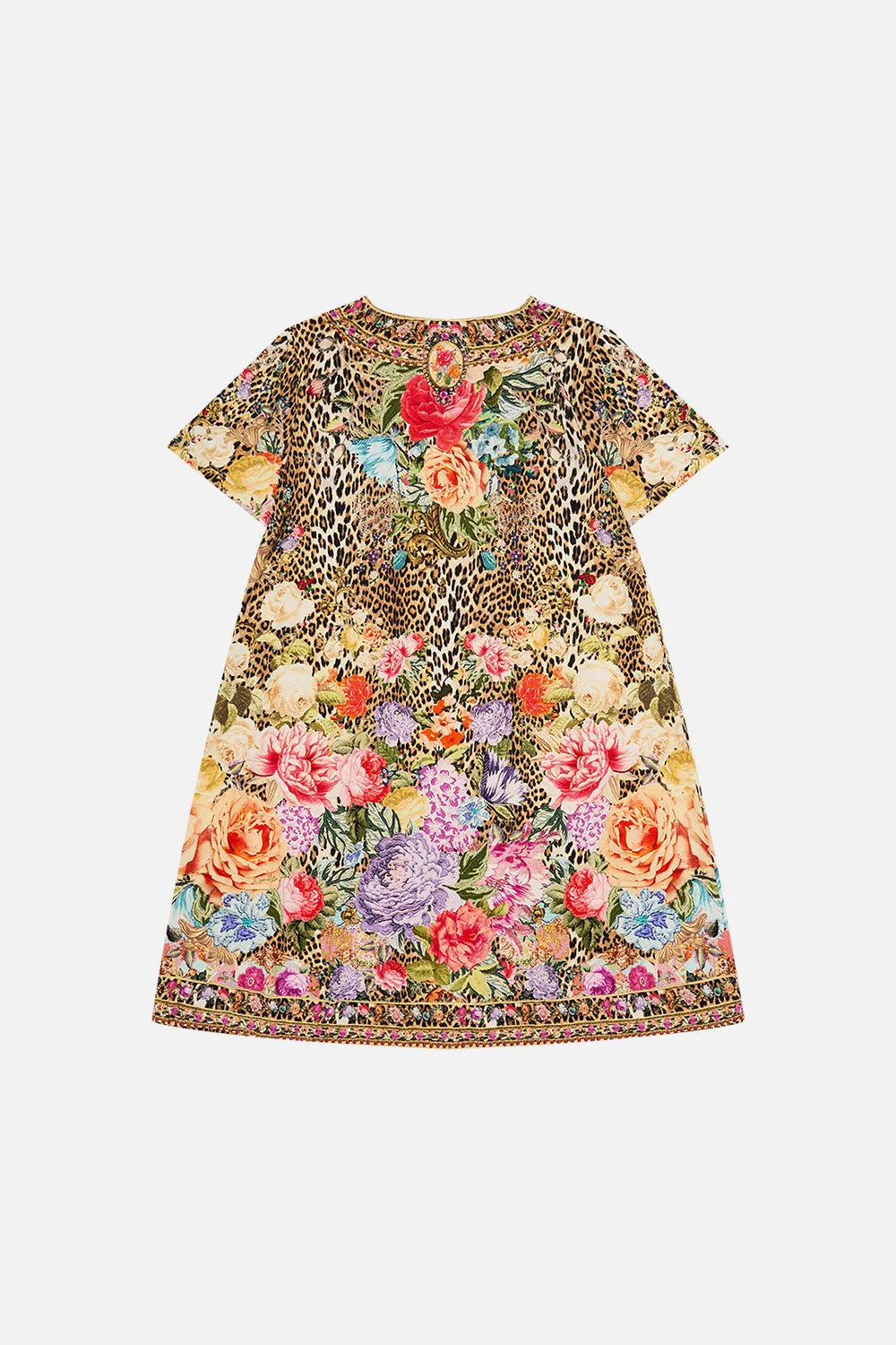 KIDS T-SHIRT DRESS WITH FLARE HEM 12-14 HEIRLOOM ANTHEM