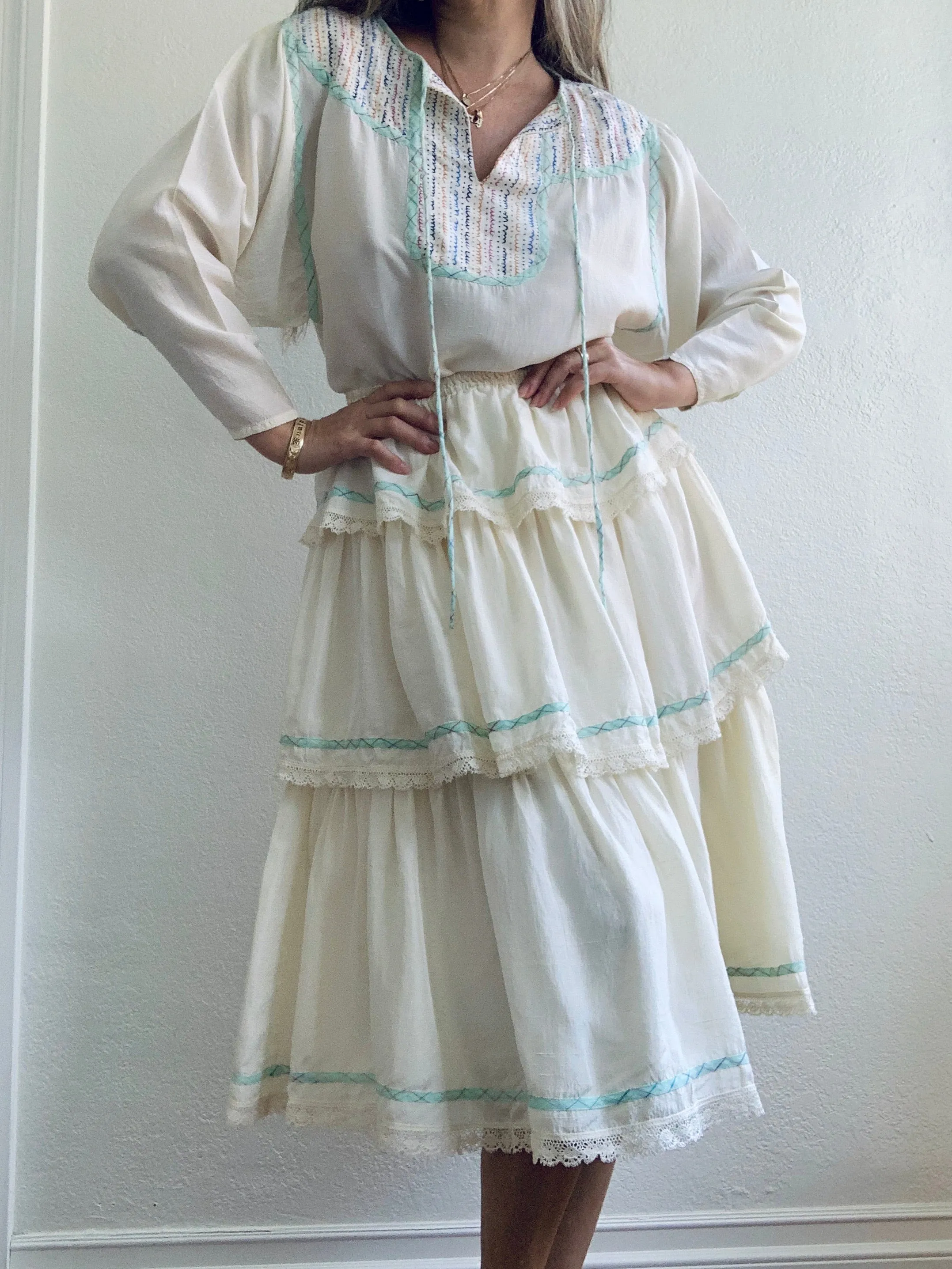 Koos Van Den Akker Blouse & Skirt Set