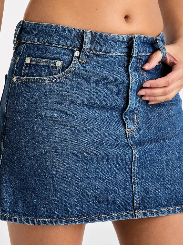 Lee Relaxed Mini Skirt - Indigo Dreams