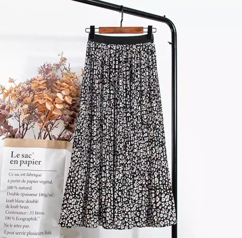 Leopard Print Skirt