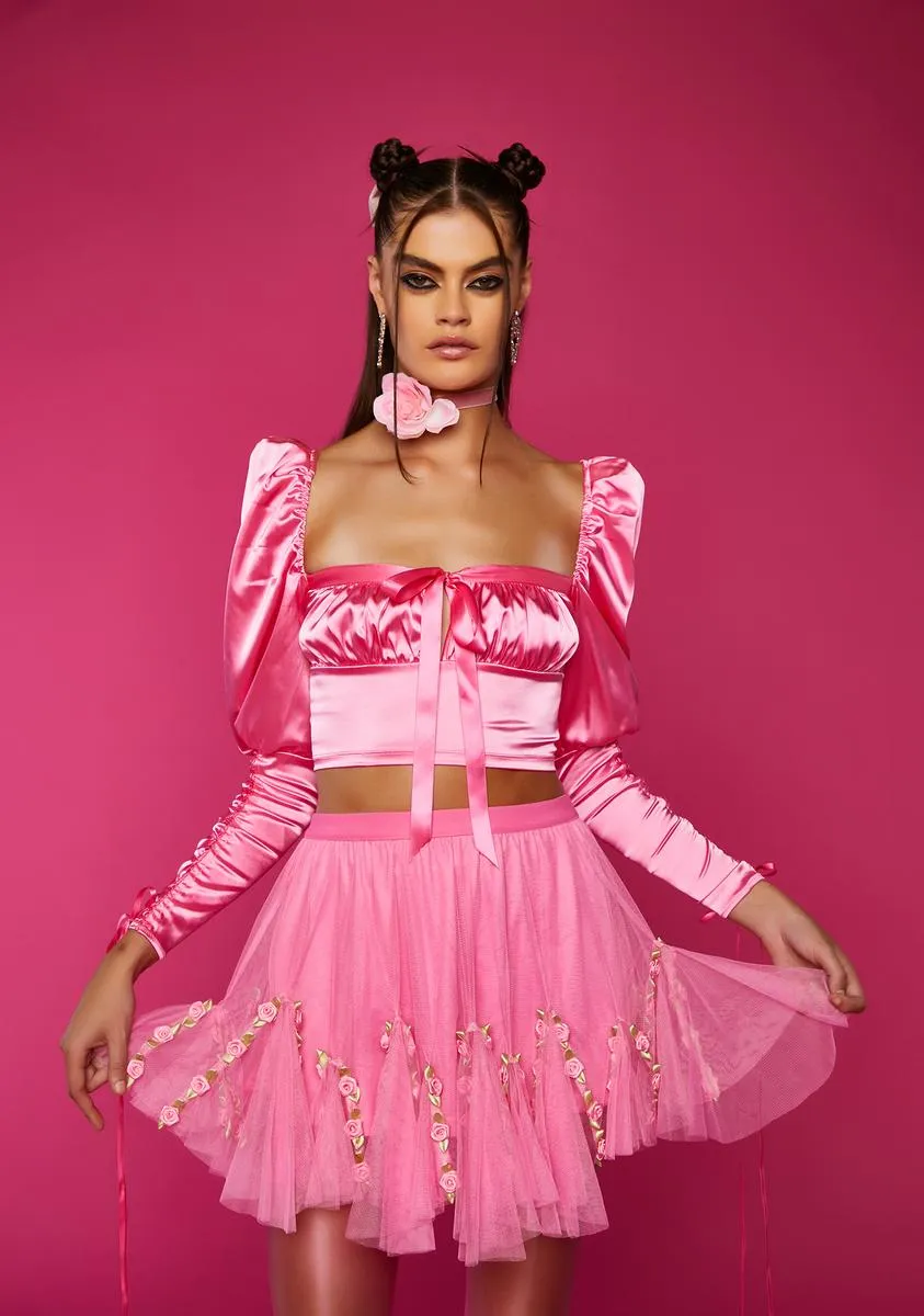 Like A Blossom Tulle Skirt