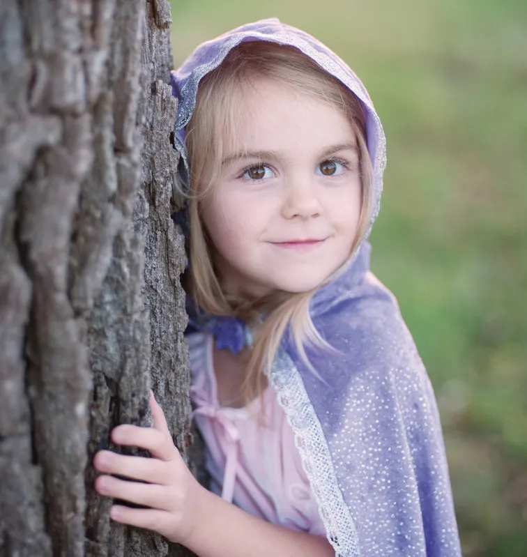 Lilac Diamond Sparkle Cape by Great Pretenders Size 3-4