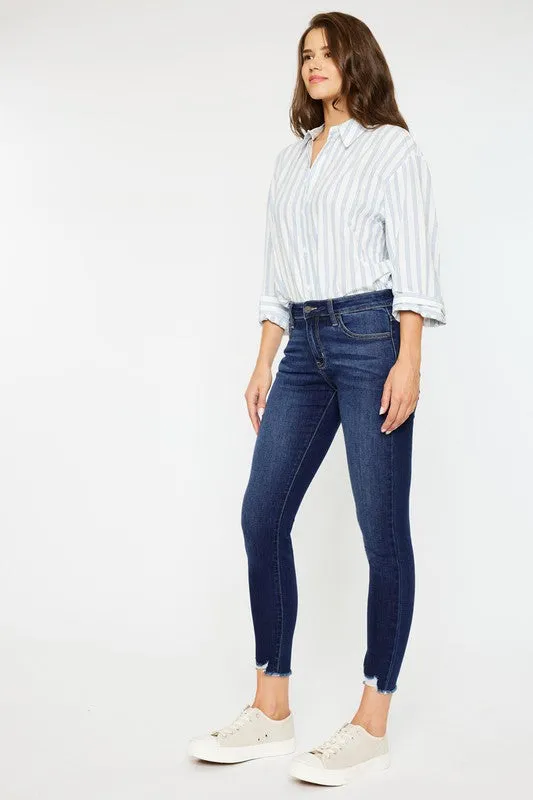 Linda Mid RIse Ankle Skinny Jeans