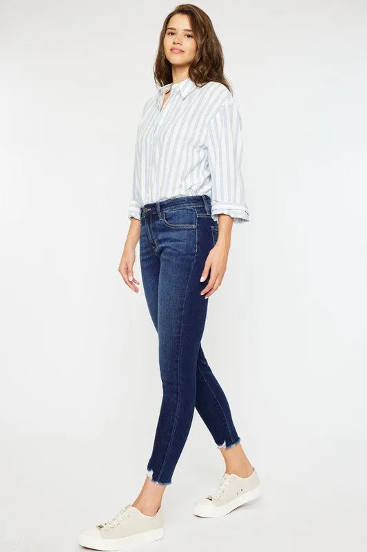 Linda Mid RIse Ankle Skinny Jeans