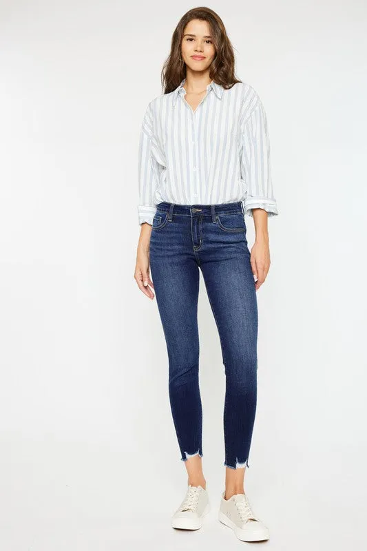 Linda Mid RIse Ankle Skinny Jeans