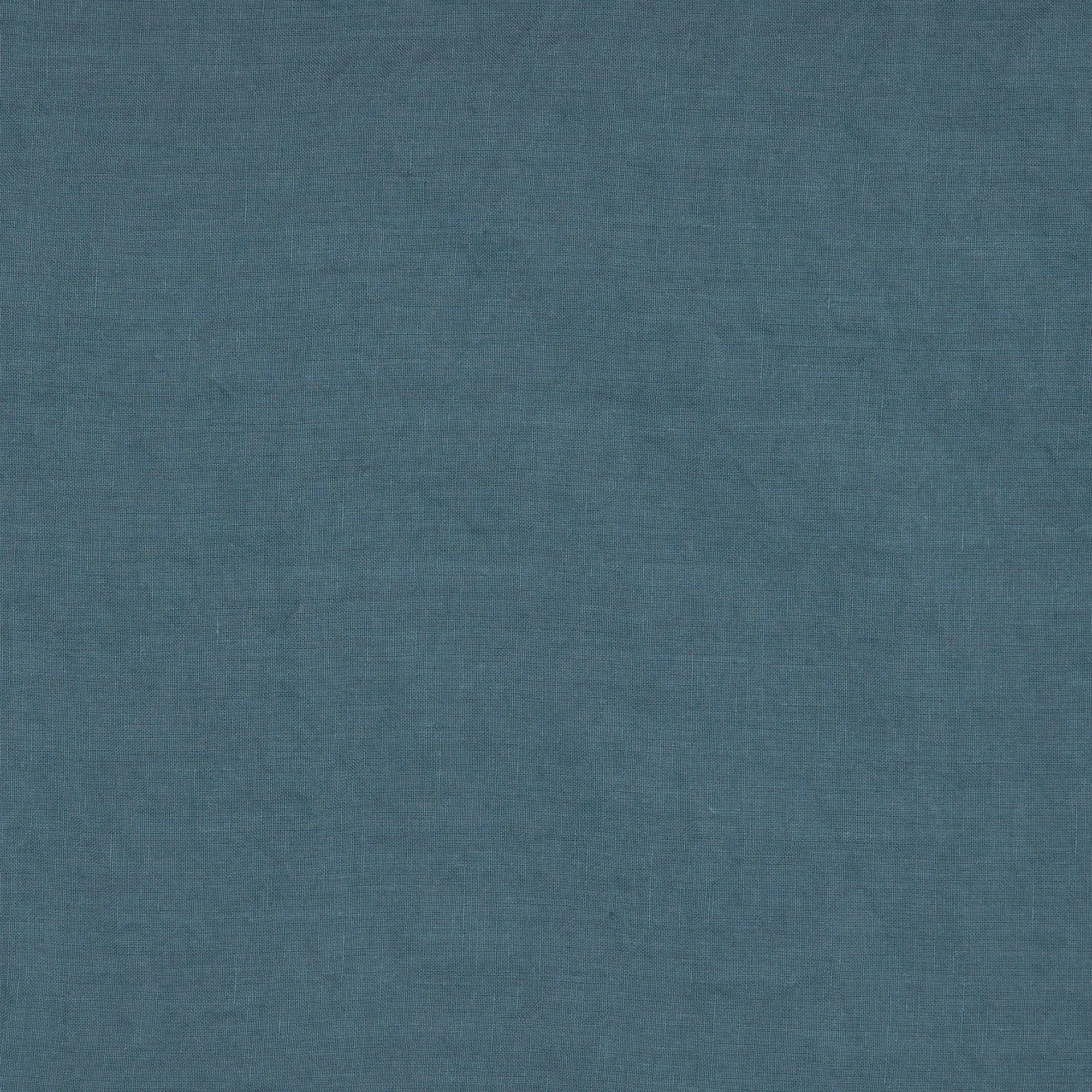 Long linen tunic dress french blue - Carol